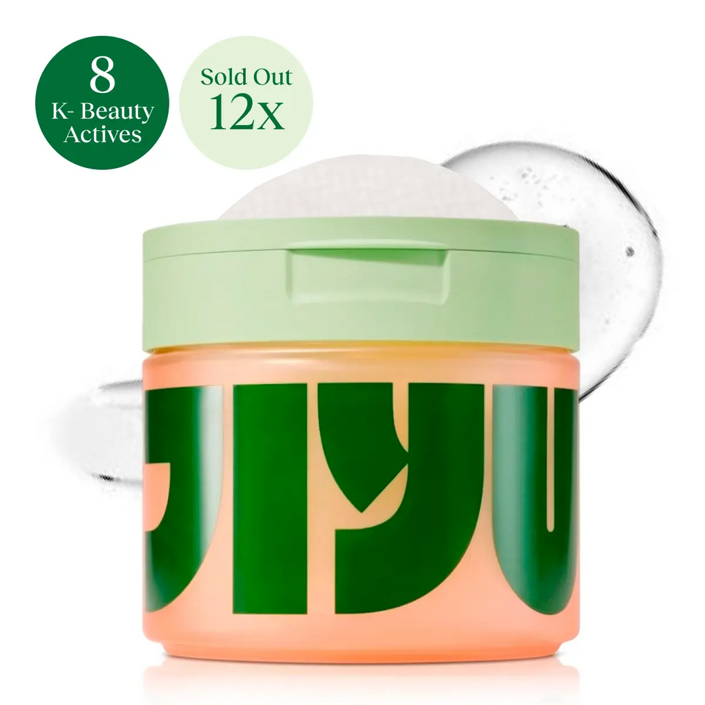 JiYu Skincare Korean Toner Pads – Snail Mucin & Niacinamide 100ct