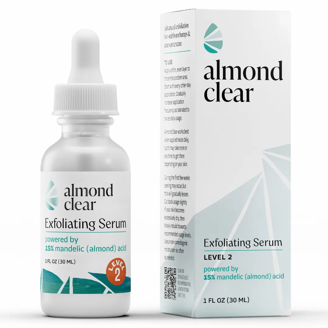 Almond Clear Level 2 Mandelic Acid Body Serum – 15% Body Acne Treatment