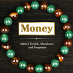 Tiger Eye & Green Aventurine Natural Stone Beaded Bracelet