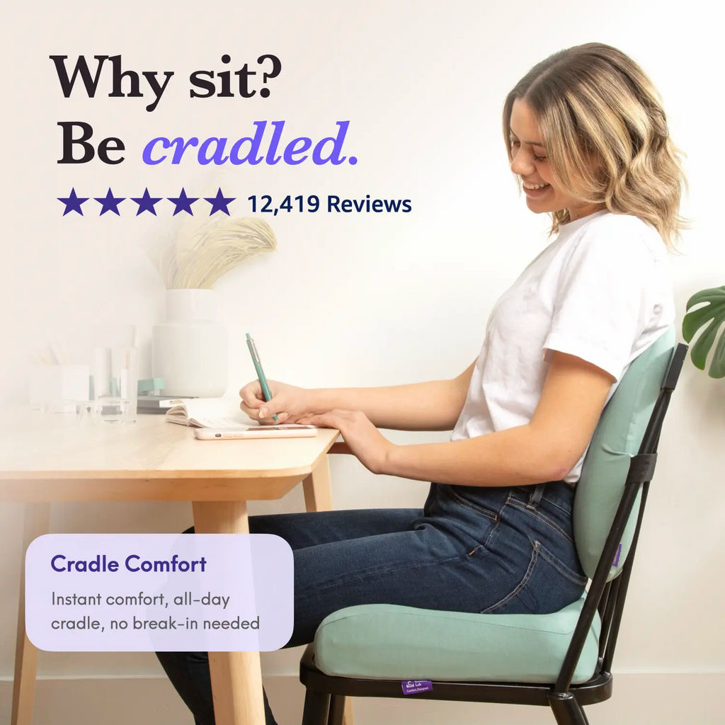 Cushion Lab Cloud Cradle Seat Cushion – Ergonomic Memory Foam