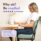 Cushion Lab Cloud Cradle Seat Cushion – Ergonomic Memory Foam