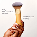 brush - fluffy, dome foundation brush