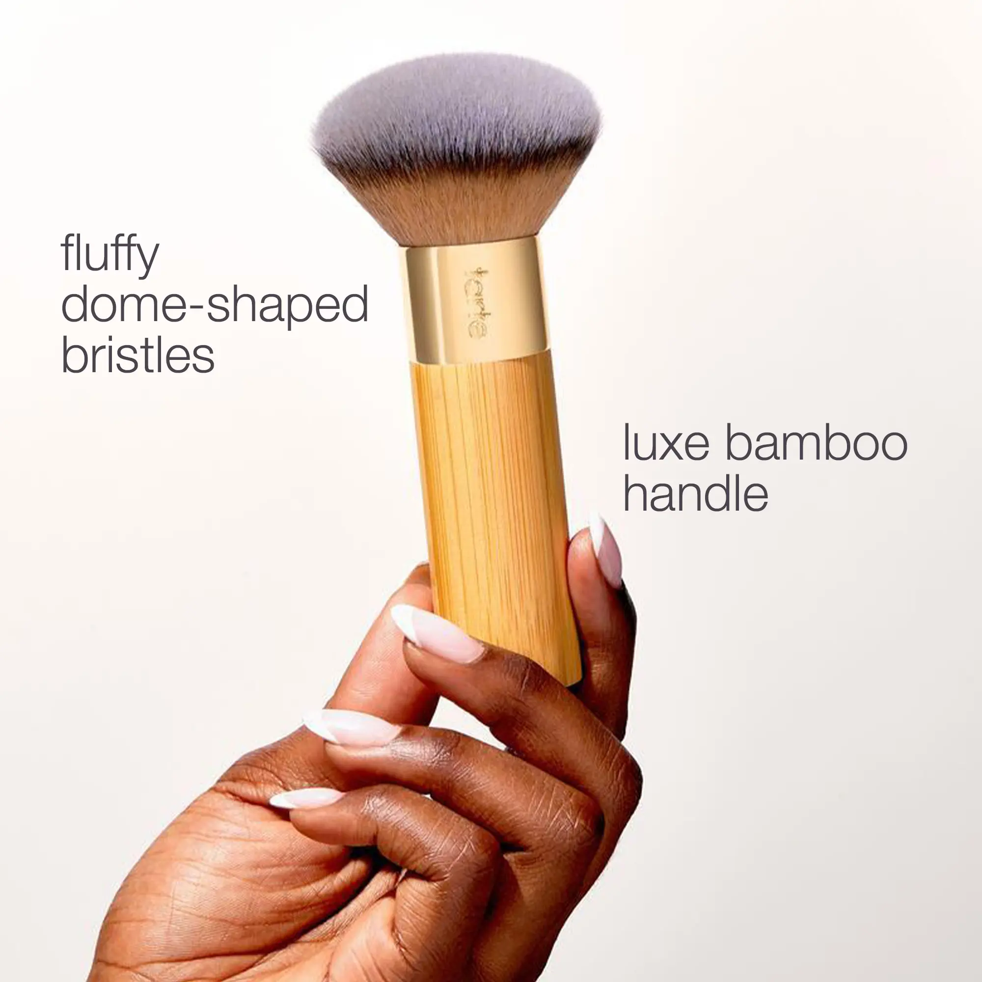 brush - fluffy, dome foundation brush