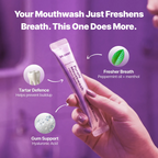 Purple Mouthwash Sachets – 20 Pack Peroxide-Free Vegan Mint