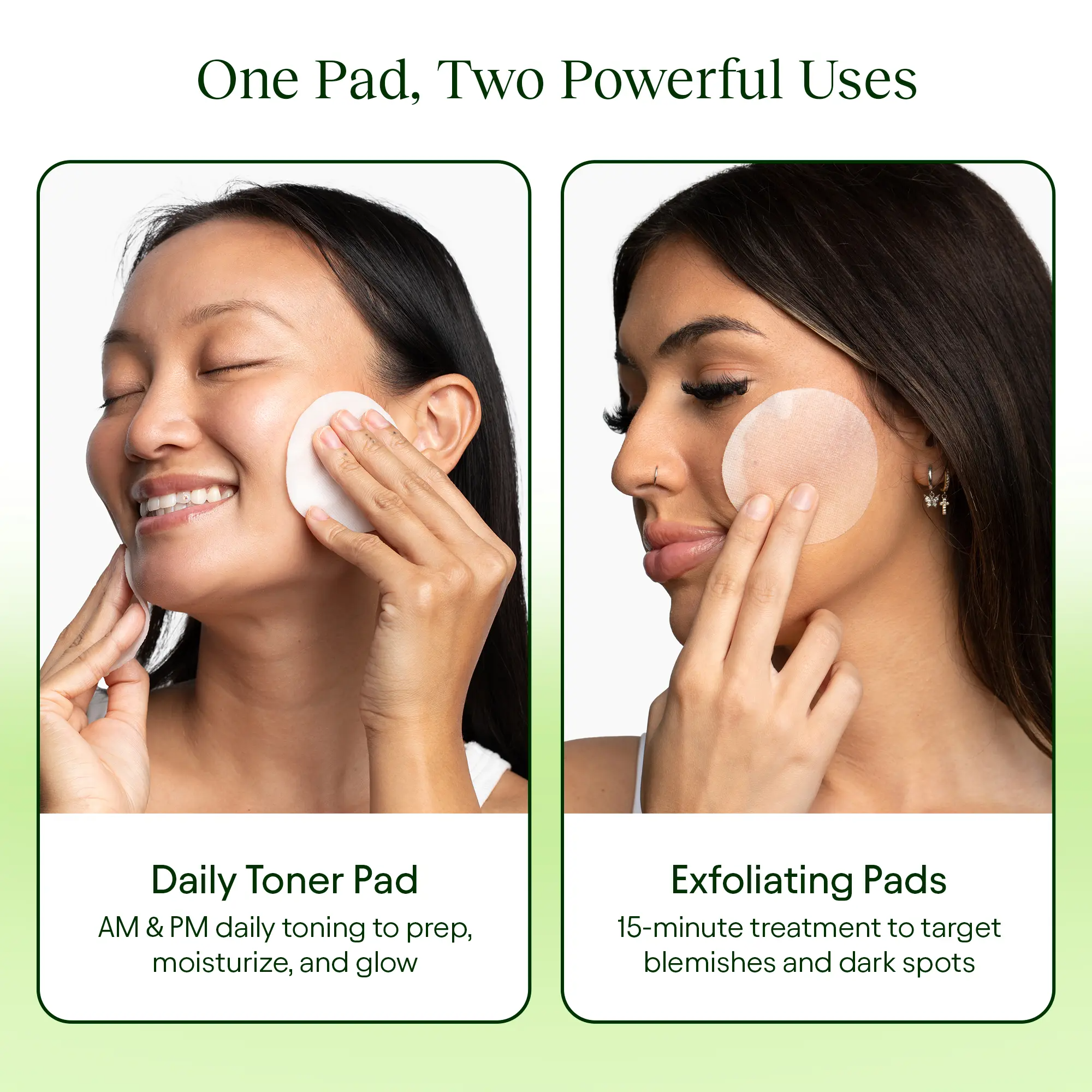 JiYu Skincare Korean Toner Pads – Snail Mucin & Niacinamide 100ct