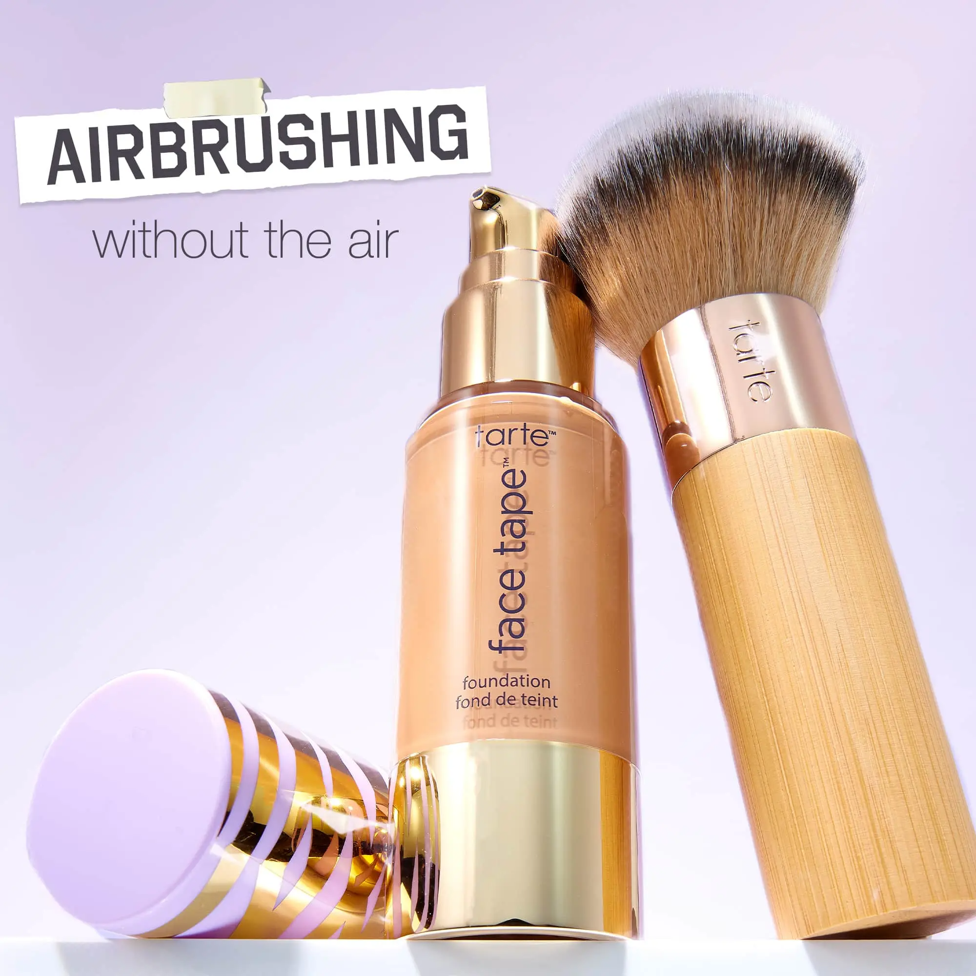 brush - fluffy, dome foundation brush
