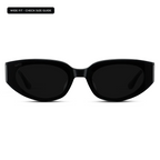 Astra Flat-Lens Cat-Eye Sunglasses for Women