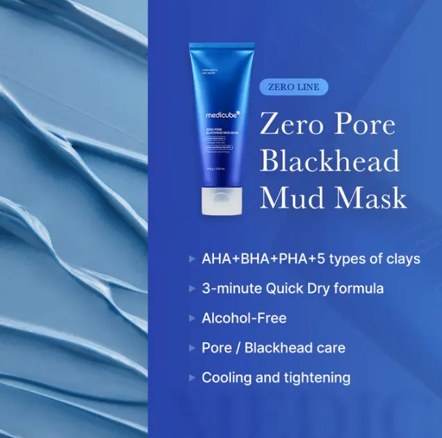 Medicube Zero Pore Blackhead Mud Mask – 3-Minute Pore Care