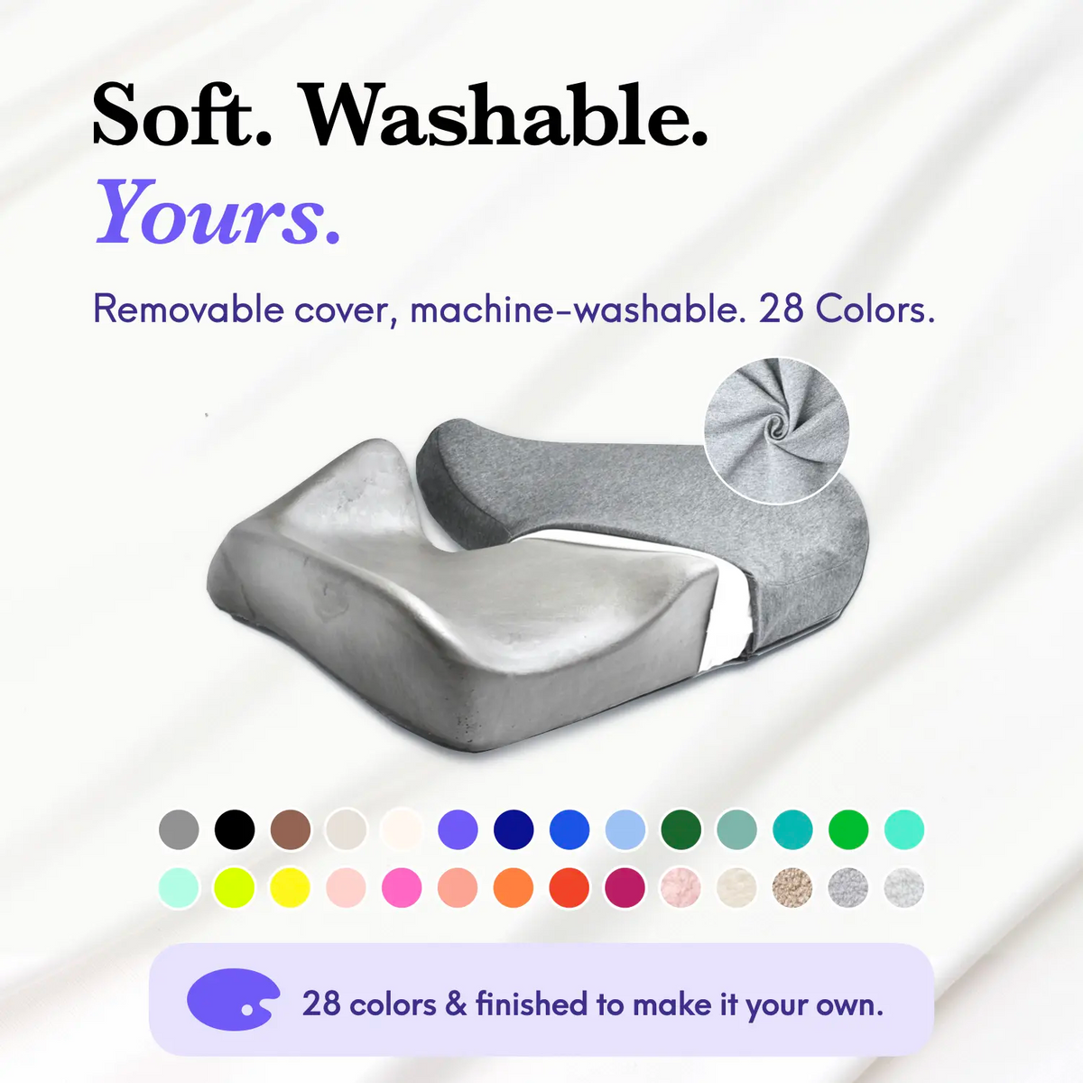 Cushion Lab Cloud Cradle Seat Cushion – Ergonomic Memory Foam
