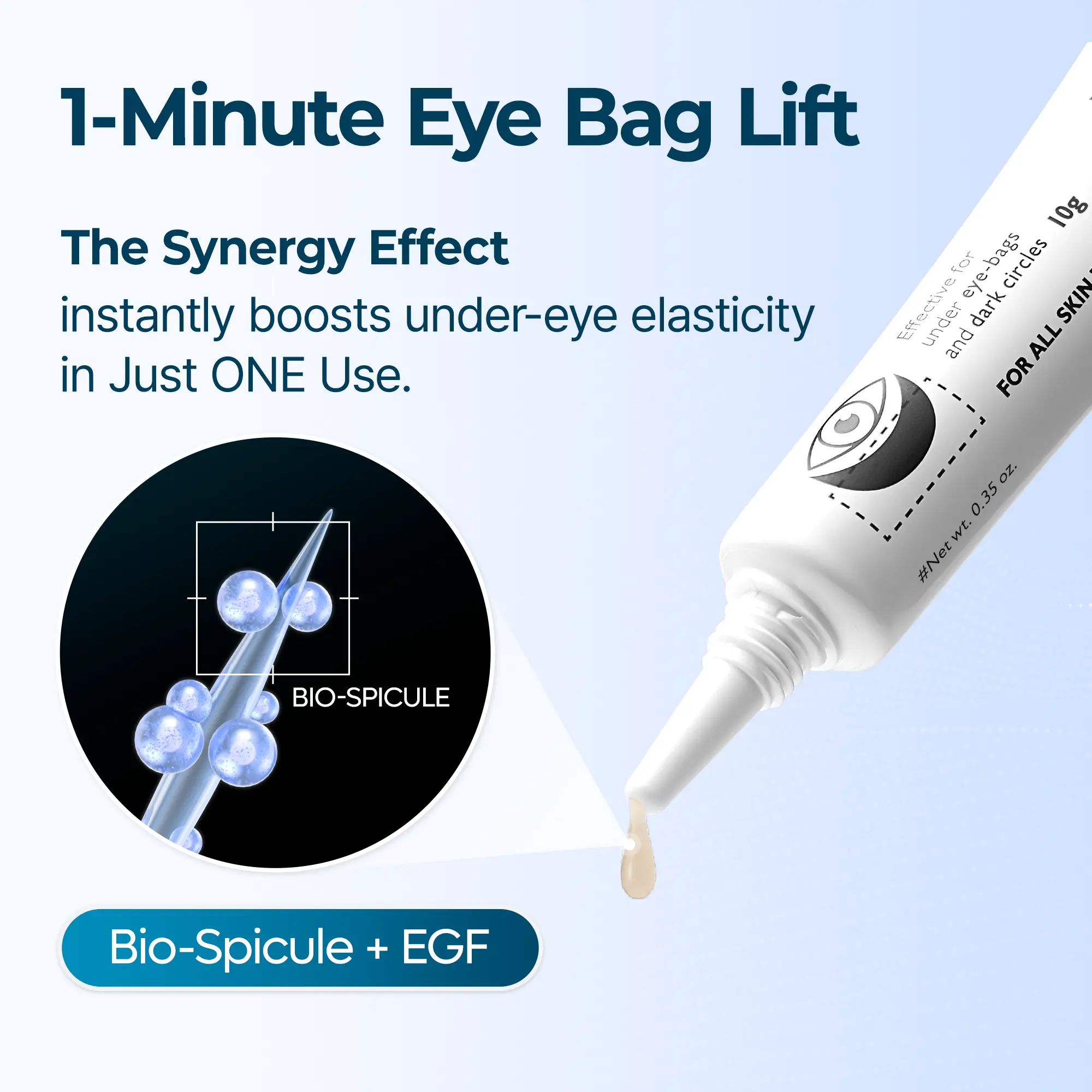 Eyephalt Eye Bag Cream – EGF & Bio-Spicule Under-Eye Lifting 0.33 fl oz