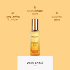 Honey Oud - (0.68 fl. oz./20 ml) | Eau de Parfum | Patchouli, Vanilla, Bergamot | Floral & Spicy | Long Lasting | Mini Perfume
