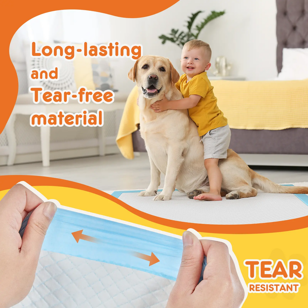 Dog & Puppy Pee Pads – 100 Count Leakproof Disposable Training Pads