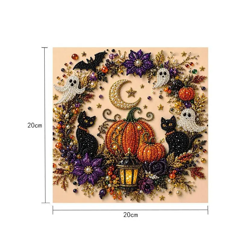 Halloween Witch DIY Pearl Bead Painting Kit – Fall Home Decor