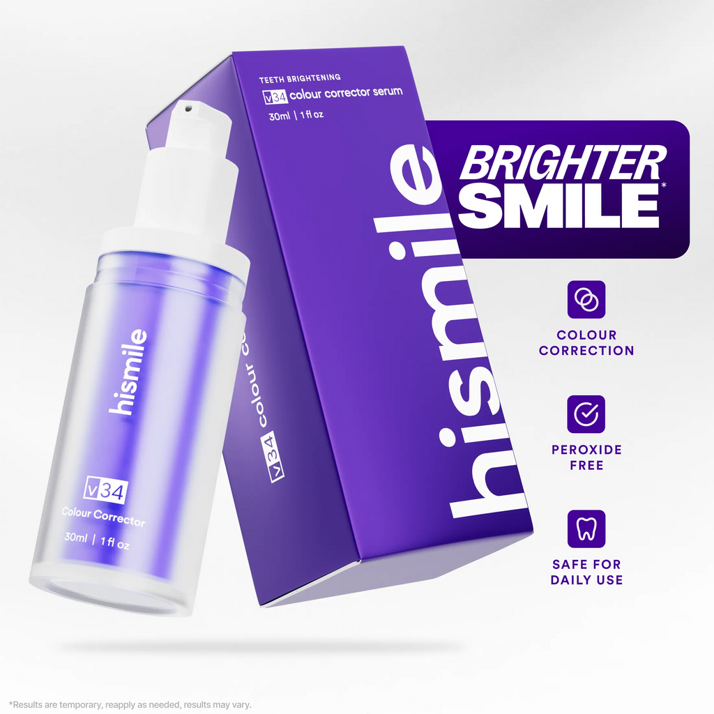 Hismile V34 Colour Corrector Serum – Instant Teeth Brightener