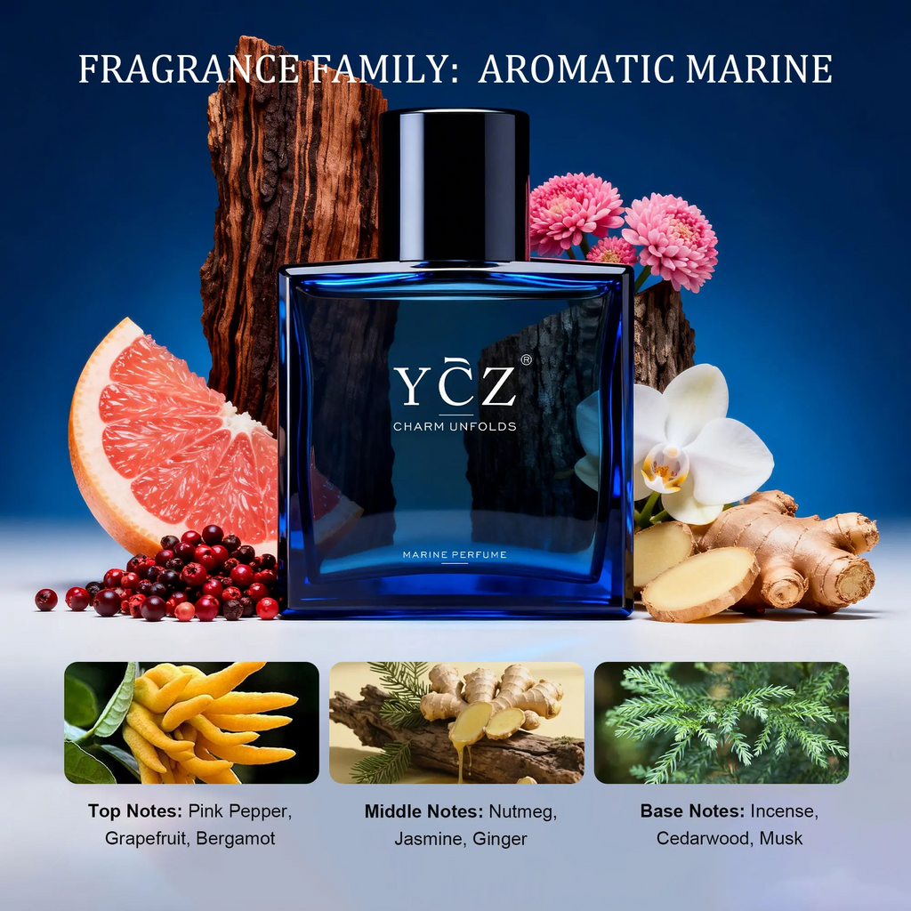 YCZ Midnight Marine Eau de Parfum – 1.7 fl oz Men's Fragrance