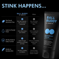 Ball Buddy Deodorant Cream – Men's Groin & Body Deodorant | Talc-Free, All-Natural, Anti-Chafe | 1, 2 & 3 Pack
