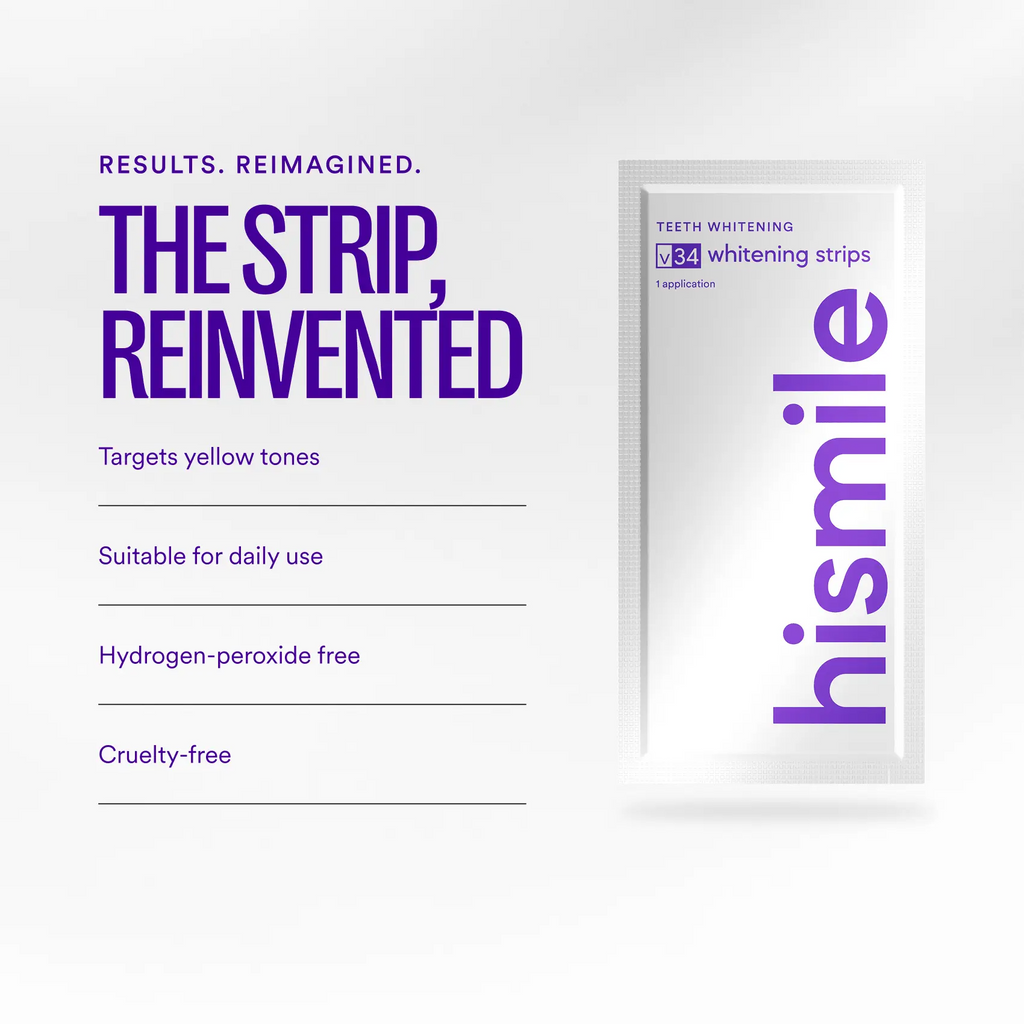 Hismile V34 Teeth Whitening Strips – 14 Applications