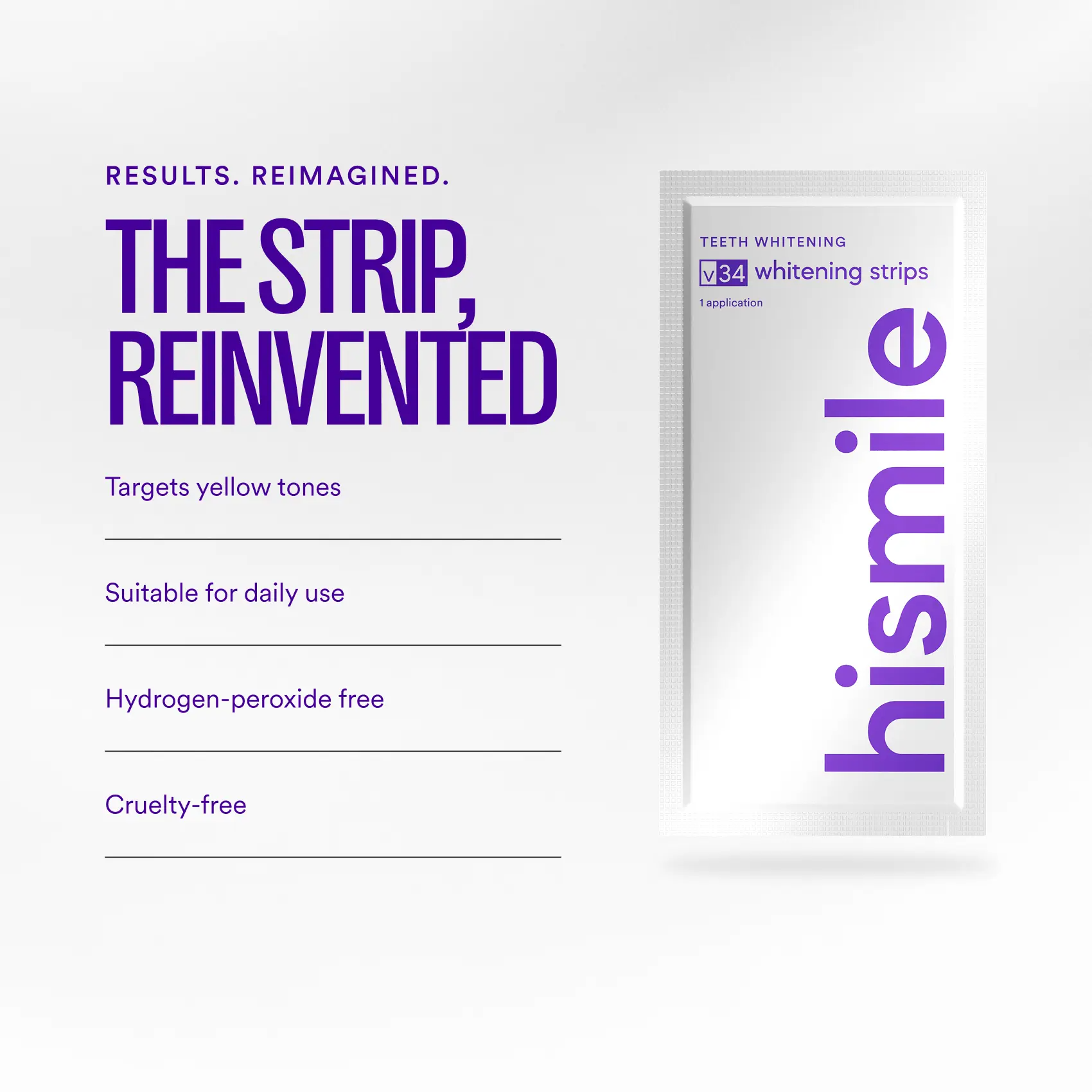 Hismile V34 Teeth Whitening Strips – 14 Applications