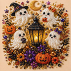 Halloween Witch DIY Pearl Bead Painting Kit – Fall Home Decor