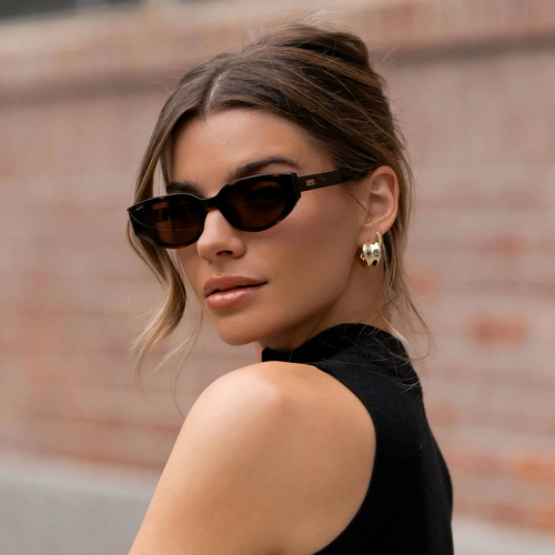 Astra Flat-Lens Cat-Eye Sunglasses for Women