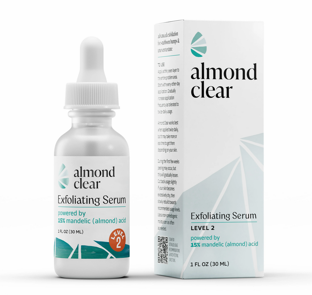 Almond Clear Level 2 Mandelic Acid Body Serum – 15% Body Acne Treatment