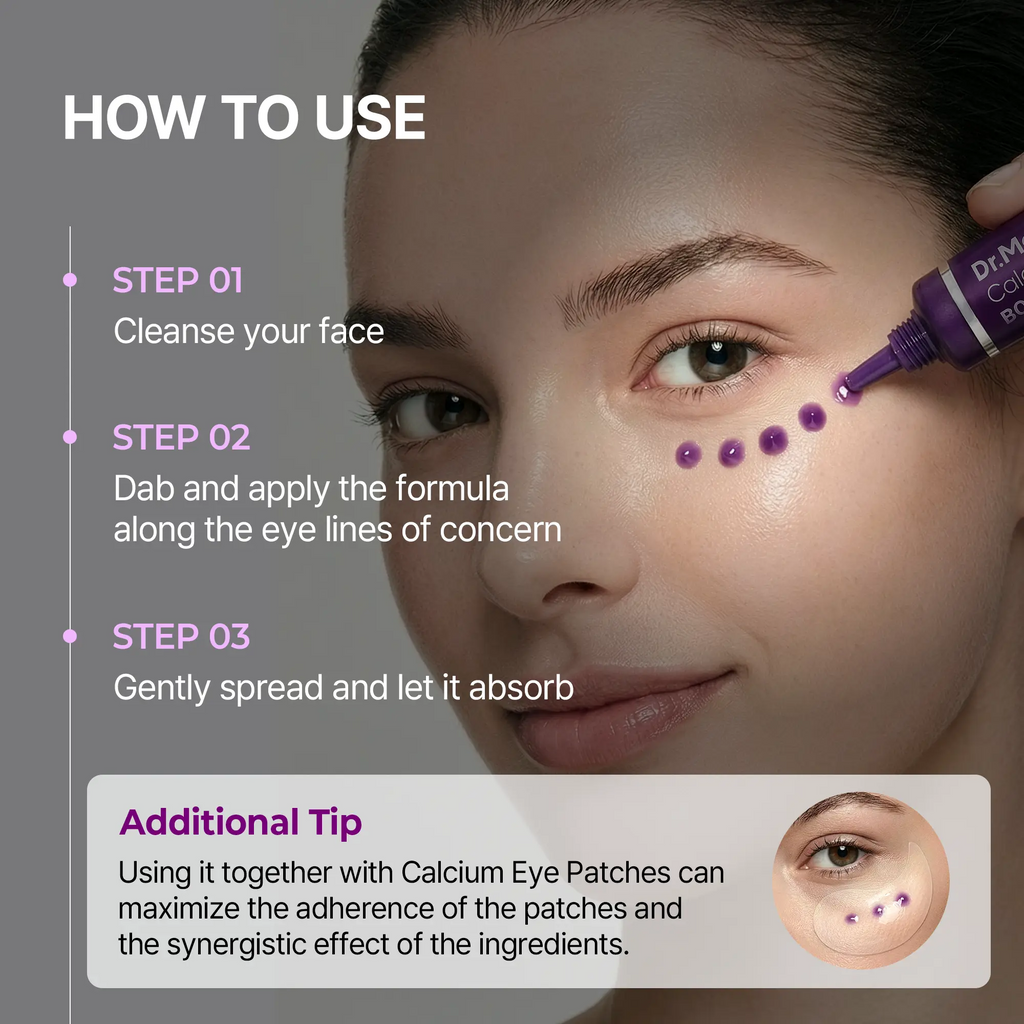 Calcium Bonding Eye Cream formulated for Sunken Under-Eyes, Sagging Eye Bags, and Fine Lines