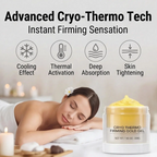 Skin Tightening Cellulite Gel for Body Care, Tightening Burn Gold Massage Cream | Thermo Firming Gold Gel & Hyaluronic Acid, Hot Sweat Massage Cream for Belly,  Thighs, Butt & Arms, Hydrating Moisturizing Body Firming Gel for Smoother Looking Skin, 200g