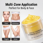 Skin Tightening Cellulite Gel for Body Care, Tightening Burn Gold Massage Cream | Thermo Firming Gold Gel & Hyaluronic Acid, Hot Sweat Massage Cream for Belly,  Thighs, Butt & Arms, Hydrating Moisturizing Body Firming Gel for Smoother Looking Skin, 200g