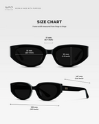 Astra Flat-Lens Cat-Eye Sunglasses for Women